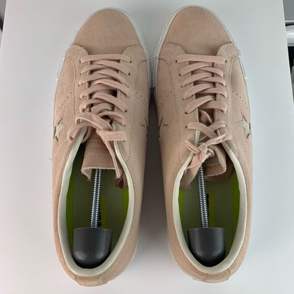 Converse Women’s Dusk Pink Suede One Star Pro Low Lace up Sneakers Shoes Size 14 - Picture 3 of 9